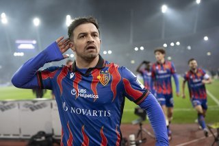 Xherdan Shaqiri va attirer la grande foule ce soir à Carouge. KEYSTONE/ENNIO LEANZA